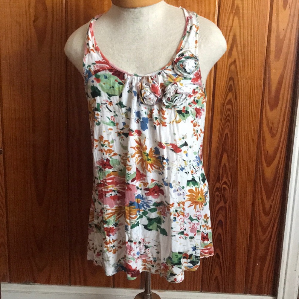 Fire Los Angeles floral tank top